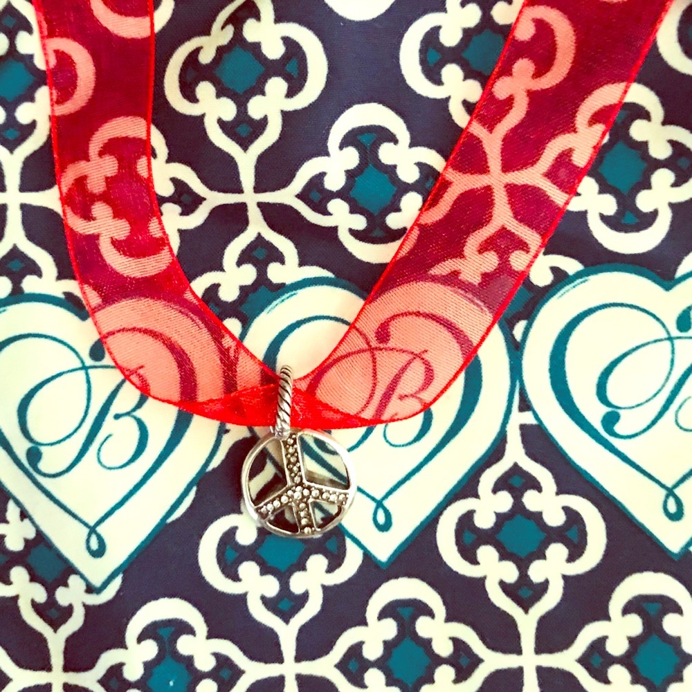 Brighton Jeweled Peace Sign Charm